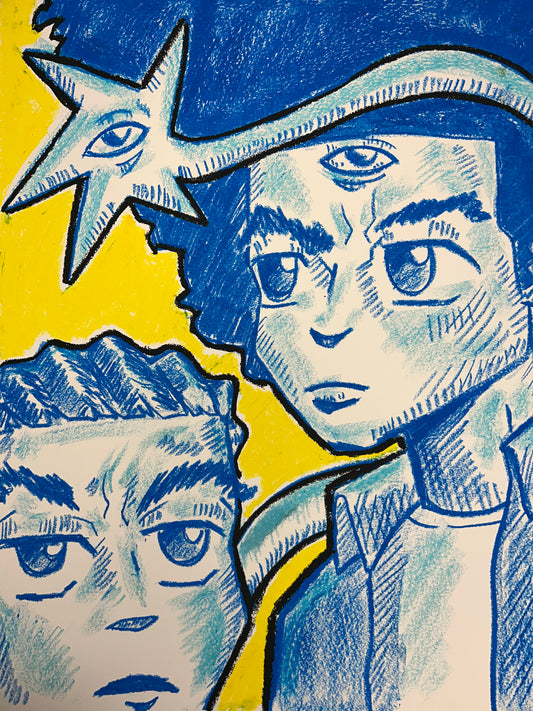 Open Eye Bros Art Print