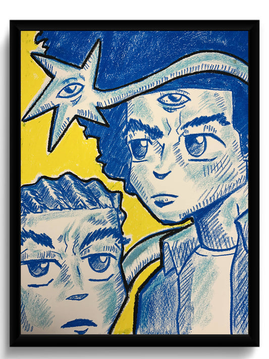 Open Eye Bros Art Print