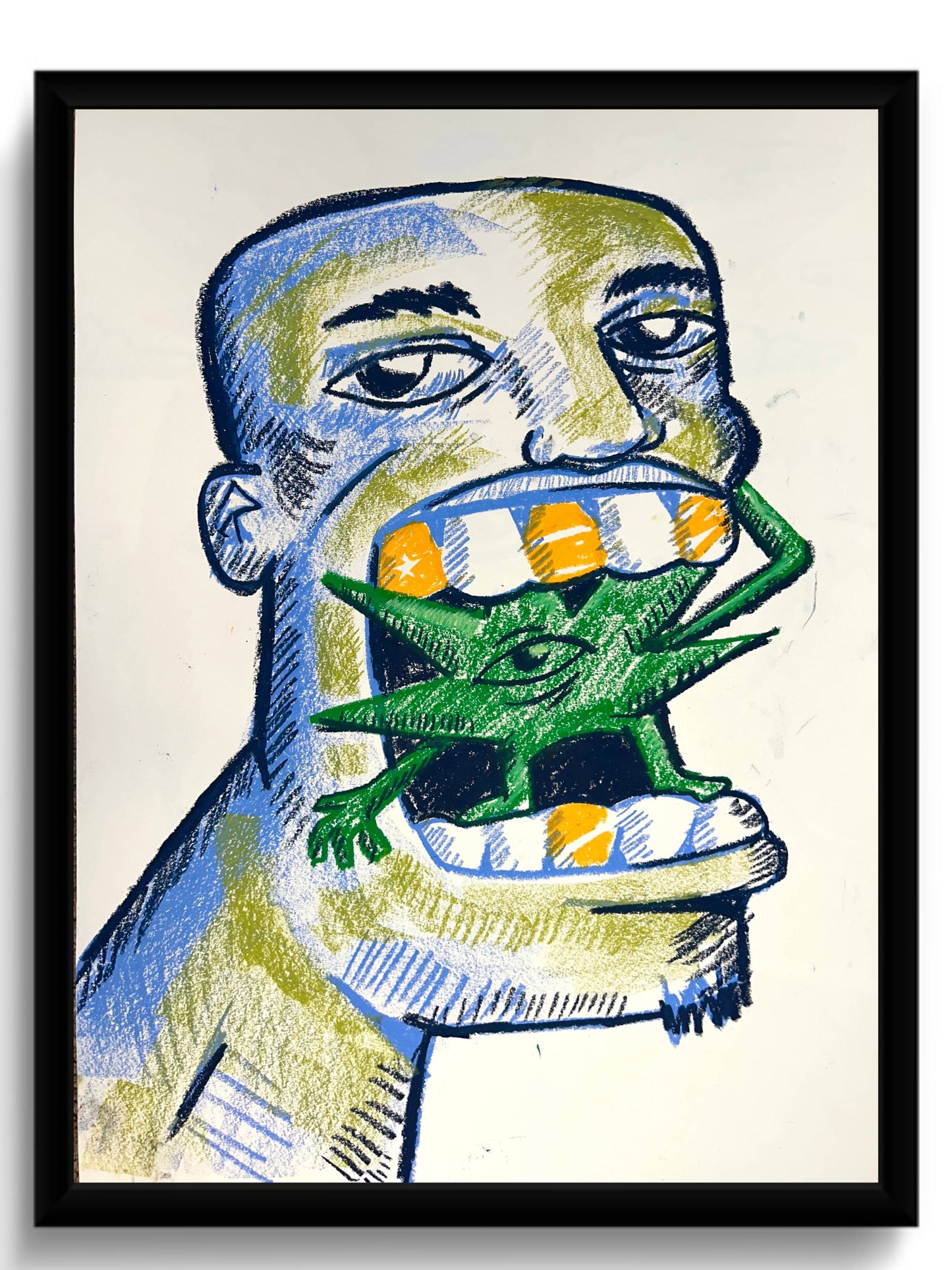 Green In My Teeth Art Print